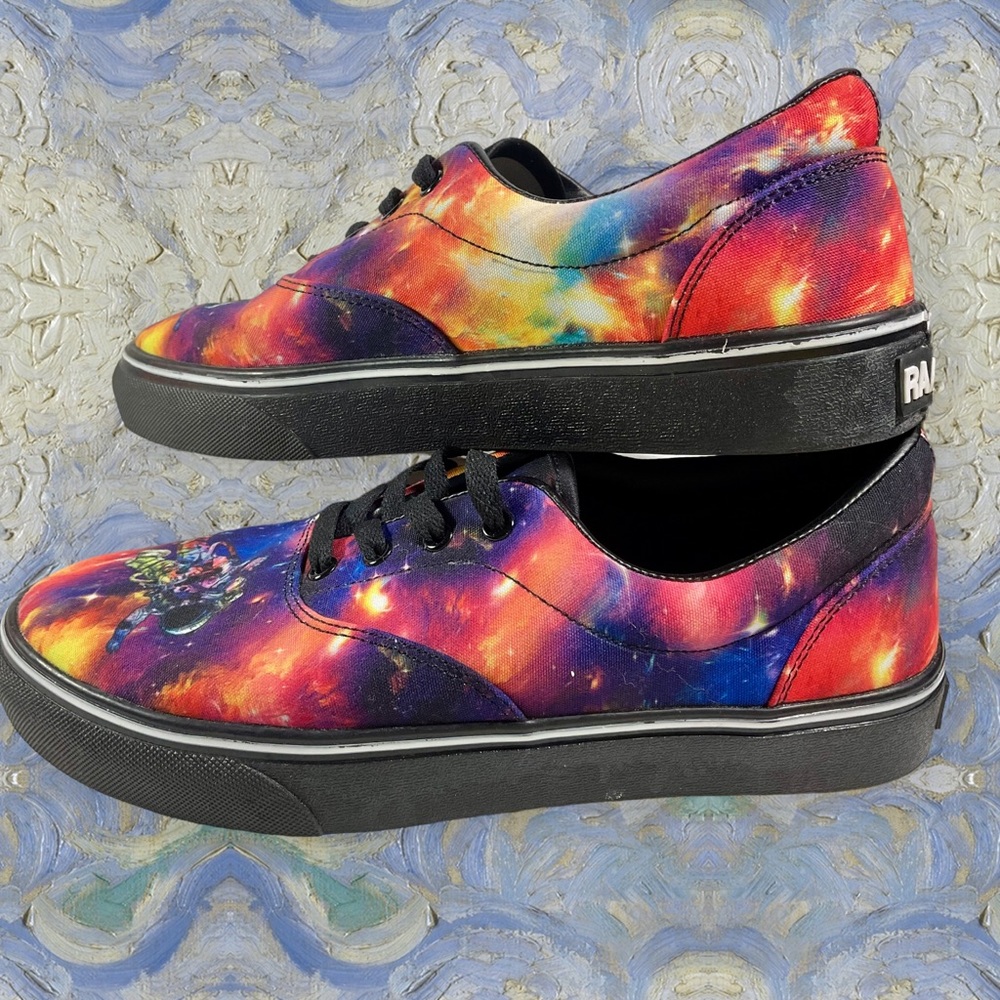 Amazing Colors & Print Quality. Unisex Men’s Size 7/Women’s 9 Low Top Lace Ups - Picture 14 of 14